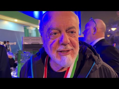 Sentite cosa dice DE LAURENTIIS dopo la vittoria in SUPERCOPPA 🏆
