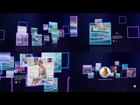 Glowing Frames Modular Template for Apple Motion & FCPX - MotionVFX