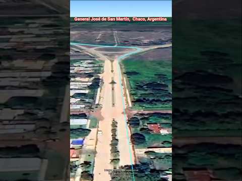 General José de San Martín, Chaco, Argentina #googleearth #virtual #turismo #drone #viajes #noticia