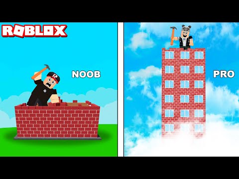 En Uzun Kuleyi Yap ve Gökyüzüne Ulaş!! - Panda ile Roblox Tower Simulator