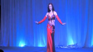 preview picture of video 'Granbury Belly Dancer Heather dancing at An Evening of Oriental Dance in Granbury, Texas, 2012'