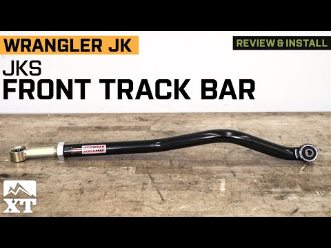 Jeep Wrangler JK JKS Manufacturing Heavy Duty Adjustable Front Track Bar Review & Install