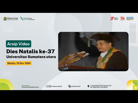 37th Anniversary of Universitas Sumatera Utara, November 19, 1994