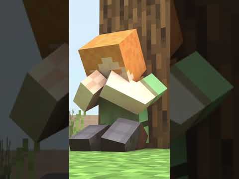 STARVING in Minecraft?! CRAZY ANIMATION!!