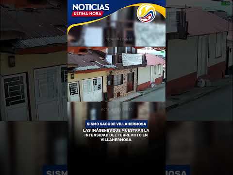 Así se sintió el fuerte sismo en Villahermosa, Tolima