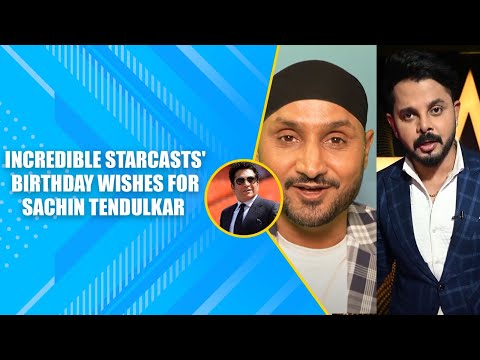 Harbhajan Singh, Sunil Gavaskar, and others wish the Master Blaster | #IPLOnStar