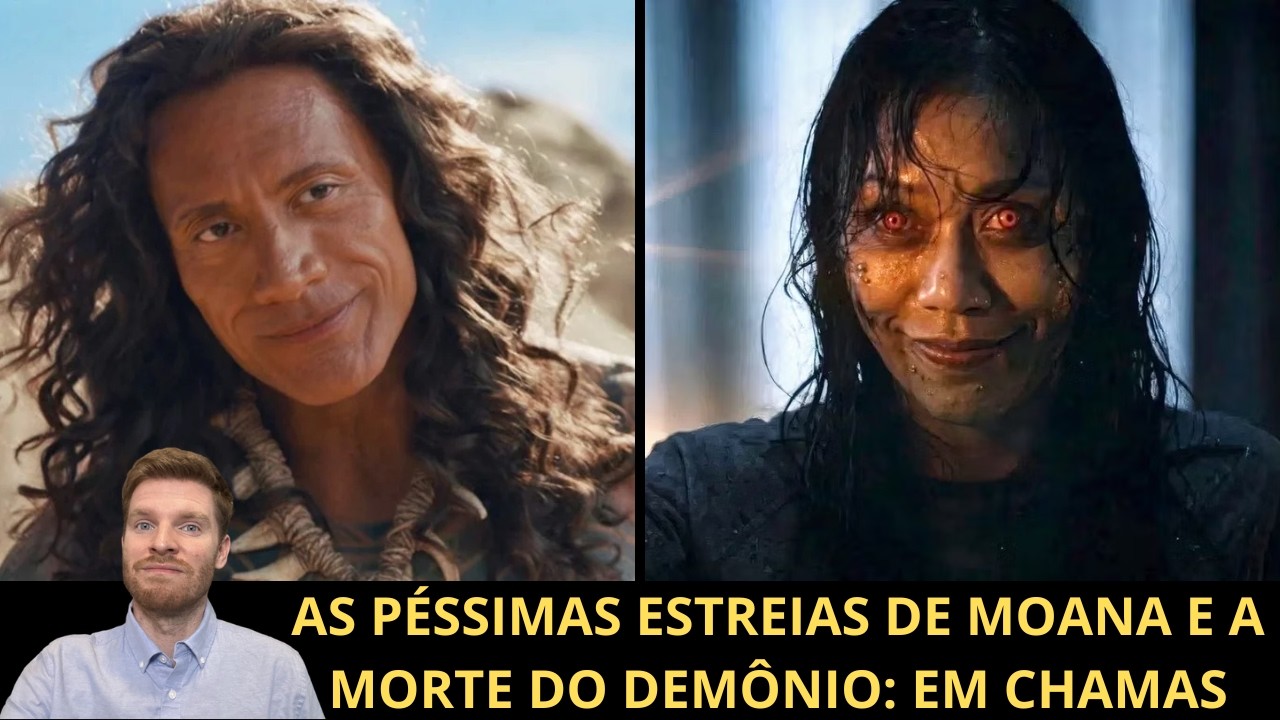 As péssimas estreias de Moana e A Morte do Demônio: Em Chamas