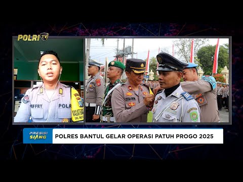 LIVE - KASI HUMAS POLRES BANTUL AKP I NENGAH JEFFRY PRANA WIDNYANA TERKAIT OPERASI PATUH PROGO 2