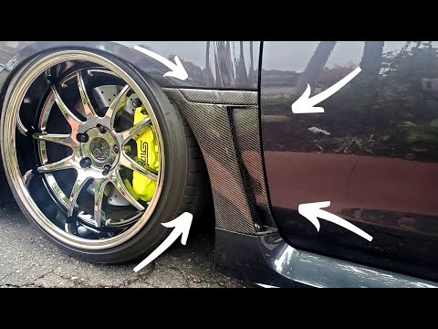 2015+ Subaru WRX STi Seibon Carbon Fiber Fender Caps
