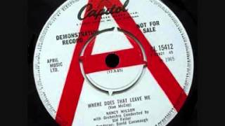Nancy Wilson  - Where Does That Leave Me