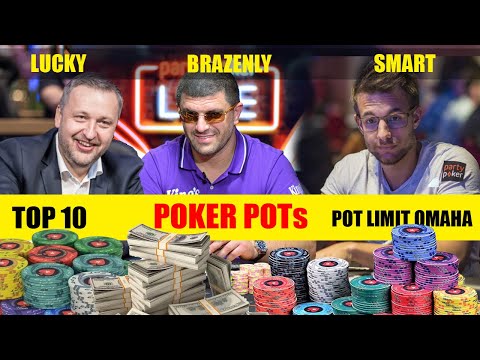 TOP10 biggest Pots | High Stakes Poker Pot Limit Omaha Cash Game | 1.8 Mio $ Pot