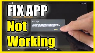 How to Fix Apps Not Working or Opening on Amazon FIRE HD 10 Tablet (Fast Method)