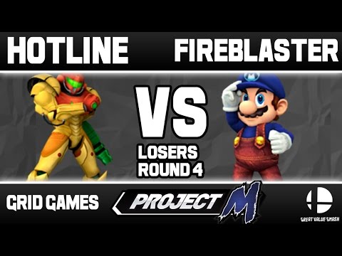 [PM 3.6] Hotline (Samus) VS Fireblaster (Mario) | Grid Weekly Losers Round 4