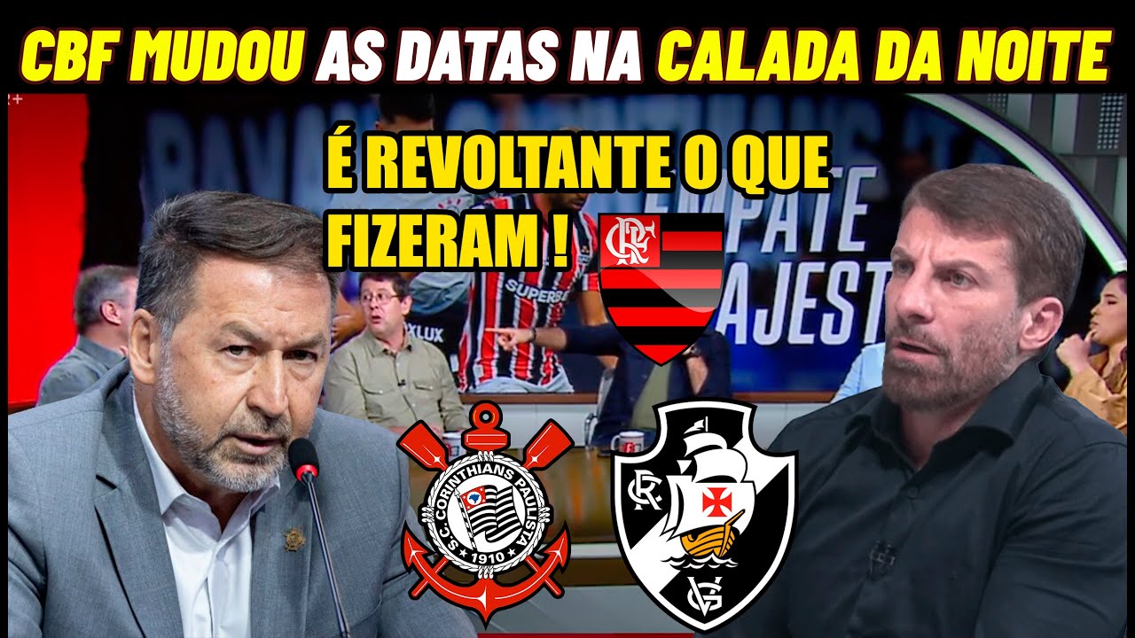 AGIU NA CALADA DA NOITE PRA AJUDAR O FLAMENGO E PREJUDICAR CORINTHIANS E VASCO !