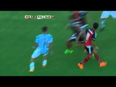 Gol de Rodríguez. Newell's 5 - Racing 0. Fecha 3. Primera División 2016.