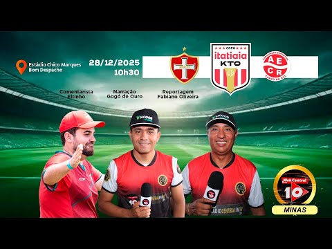 Bom Despacho Esporte Clube (BEC)  x A.E. Canto do Rio (AECR) - 3ª Rodada da 64ª Copa Itatiaia