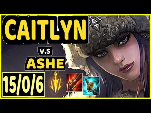 INNAXE (CAITLYN) vs ASHE - 15/0/6 KDA BOTTOM ADC CHALLENGER GAMEPLAY - EUW
