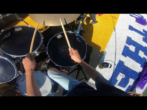 Gahr Band 2022 | Mad Science | Drum Set Head Cam