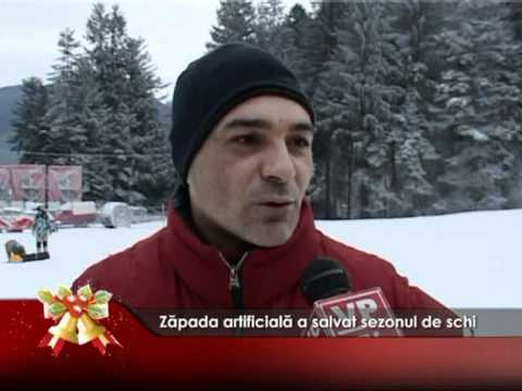 Zăpada artificială a salvat sezonul de schi