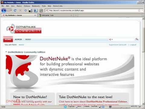 DotNetNuke Tutorial - The Search Engine SiteMap feature in DotNetNuke - part1/2 - Video #192