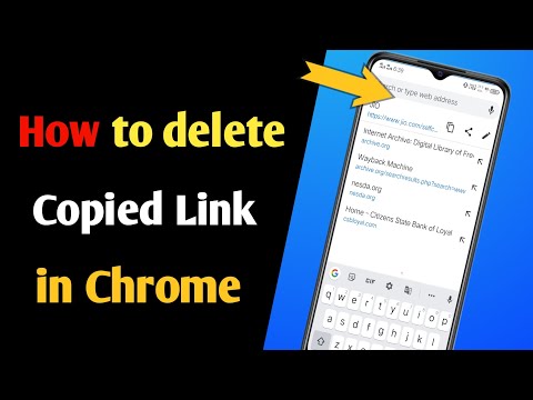 YouTube video about: How to delete a copied link?