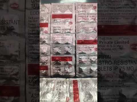 Aspirin Gastro Resistant Tablets Ip 75 Mg
