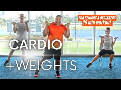 Seniors & Beginners Cardio & Strength Workout for Weight Control