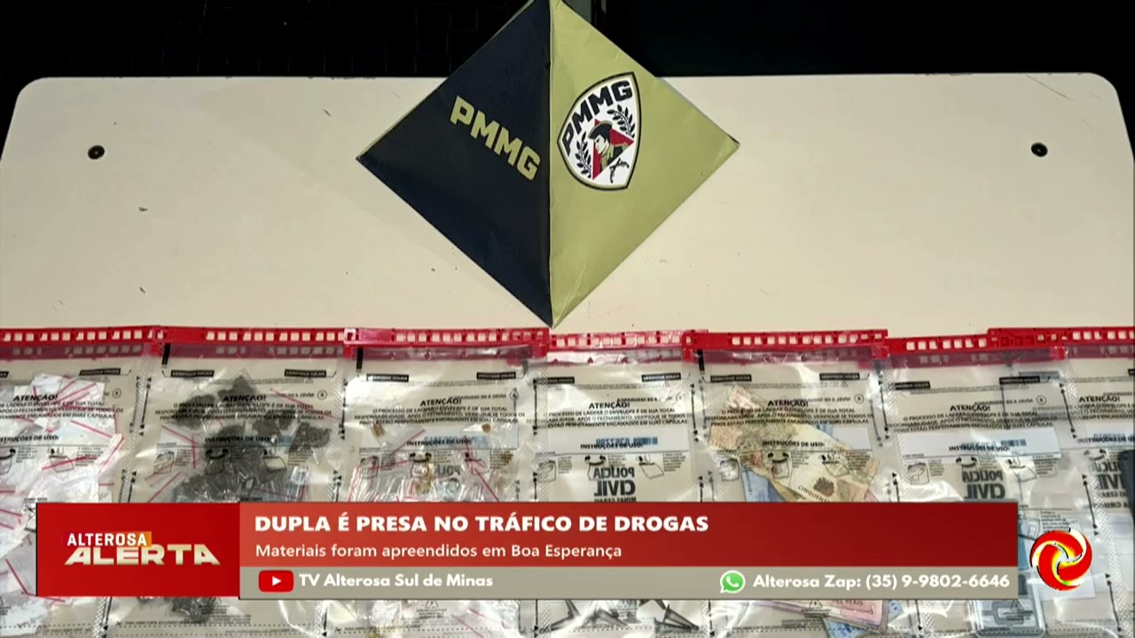 Dois homens são presos por tráfico de drogas em Boa Esperança