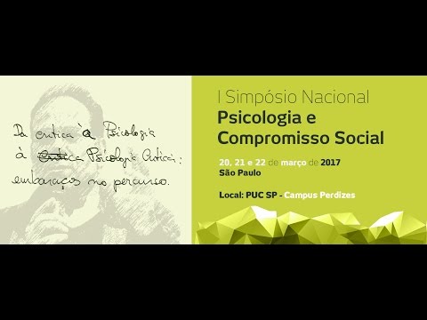 1º Simpósio Nacional - Psicologia e Compromisso Social (O Embaraço da dicotomia indivíduo-sociedade)
