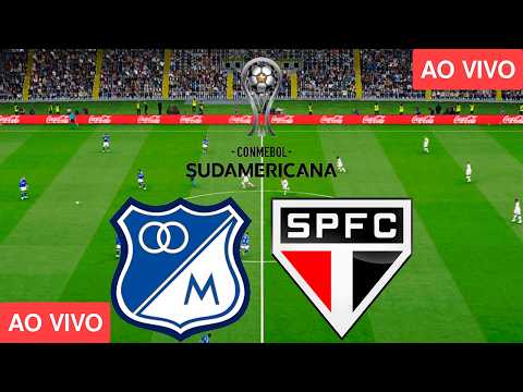 MILLONARIOS X SÃO PAULO | AO VIVO COM IMAGENS DA SUL-AMERICANA | ASSISTA AGORA | JOGO DE HOJE | PES