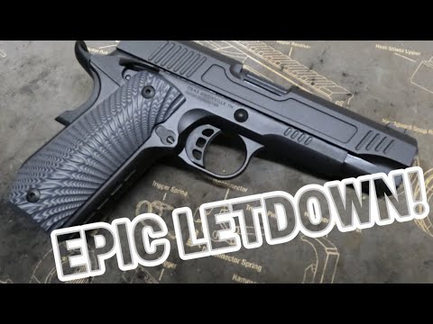 "Huston, we have a problem."  The Tisas 1911 9mm Commander Bantam.  #review