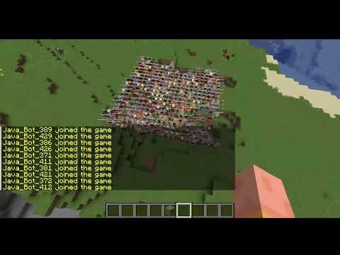 1500 bots joining using MinterMC