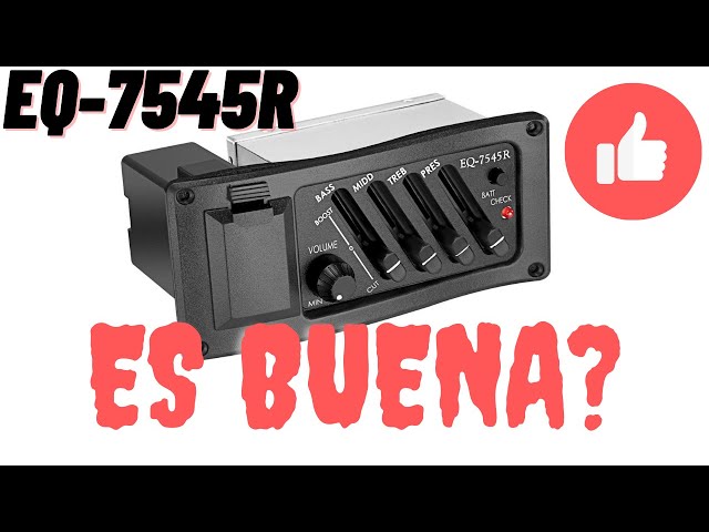 Vídeo relacionado con Pastilla de guitarra acústica, preamplificadores integrados, ecualizador pegado al agujero de sonido, accesorios de instrumentos, preamplificador integrado, pastilla de guitarra acústica,