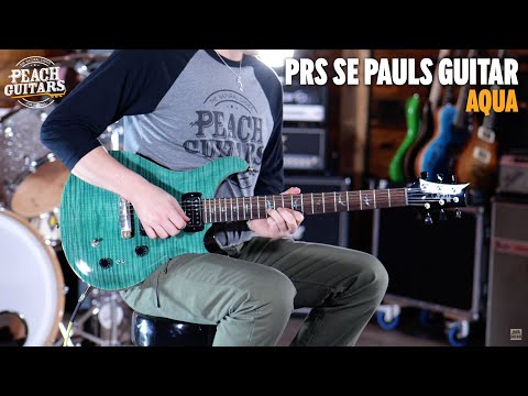 No Talking...Just Tones | PRS SE Pauls Guitar - Aqua