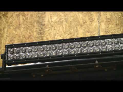 Rigid Industries 20" LED Light Bar Night Comparison