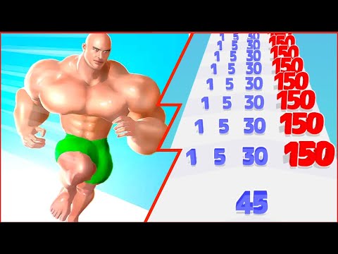Number Master: Run and merge vs Muscle Rush - Smash Running | Max Level Gameplay