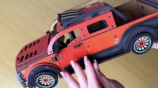 Дерев'яний 3D конструктор "Пікап"