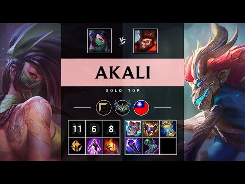 Akali Top vs Wukong - TW Challenger Patch 25.11
