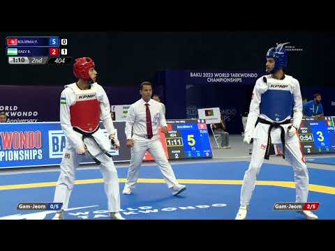 404 R64 Men  63kg TUN BOUJEMAI F  UZB ISAEV B