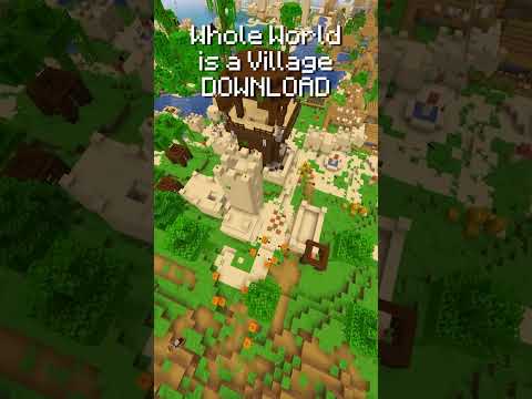 Minecraft in an infinite village?