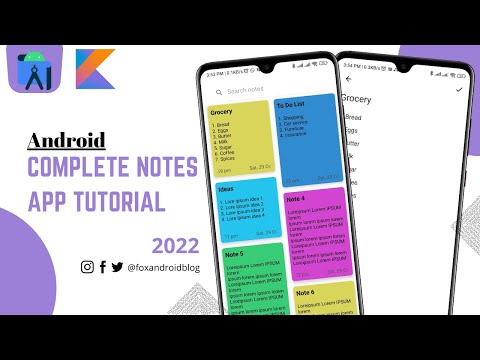 How to Make a Clean Architecture Notes App(MVVM/CRUD/ROOM) || Android Studio Tutorial || Kotlin