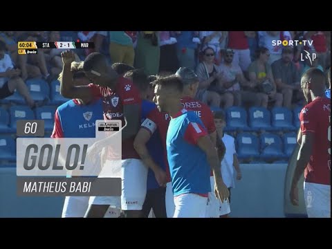 Goal | Golo Matheus Babi: Santa Clara (2)-1 Marítimo (Liga 22/23 #5)