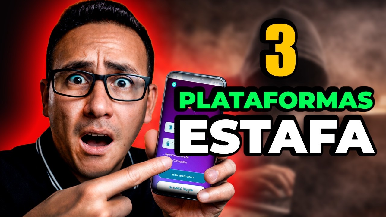 3 PLATAFORMAS estafa que TE HARA TEMBLAR DE MIEDO