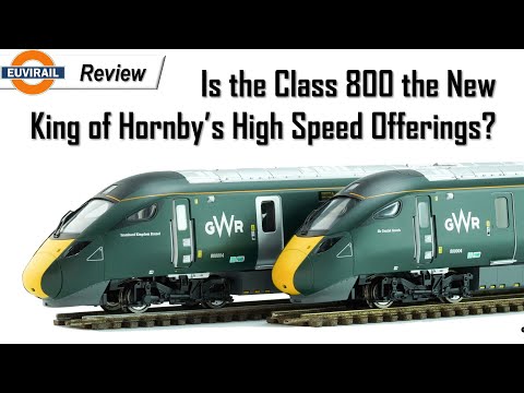 Review: Hornby R3514 GWR Class 800 IEP 5-Car Set No. 800004. Gives a preview of Class 800/1 Azuma.