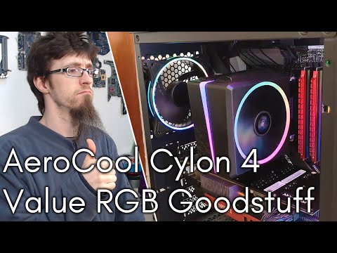 Aušinimo Ventiliatorius - Aerocool PGS Rave 3 FRGB PWM 120mm Juodas video