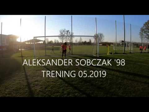 Aleksander Sobczak trening bramkarski 05.2019