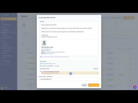 Tutoriel vidéo : Signature électronique des devis — Formation FacturesPro