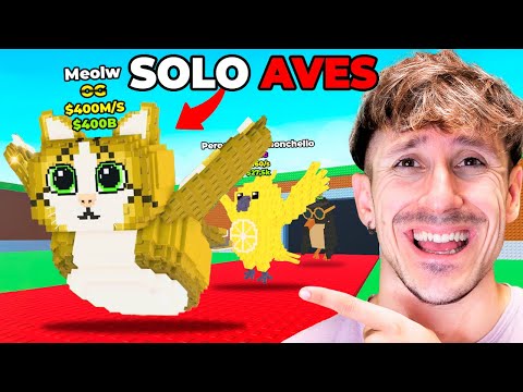 Empecé de 0 pero SOLO VOLADORES en Steal a Brainrot