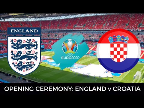 OPENING CEREMONY: England v Croatia: Euro 2020, Wembley Stadium