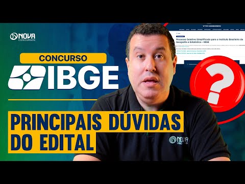 CONCURSO IBGE TEMPORÁRIO 2025: TODAS AS DÚVIDAS DO EDITAL ✅